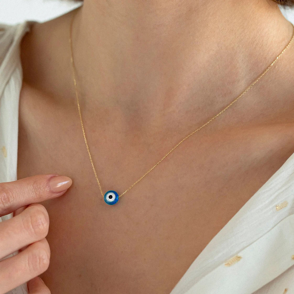 Dainty Evil Eye Protection Necklace