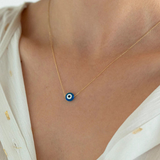 Dainty Evil Eye Protection Necklace
