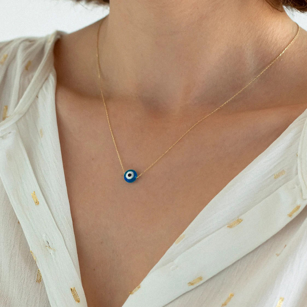 Dainty Evil Eye Protection Necklace