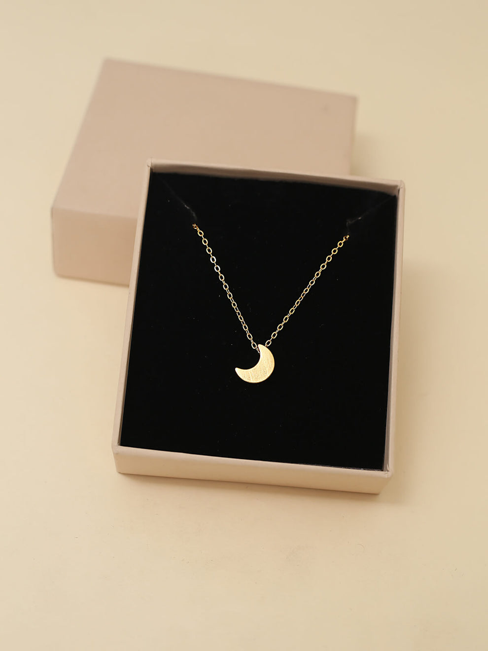 Celestial Crescent Moon Necklace