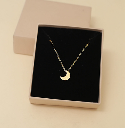 Celestial Crescent Moon Necklace