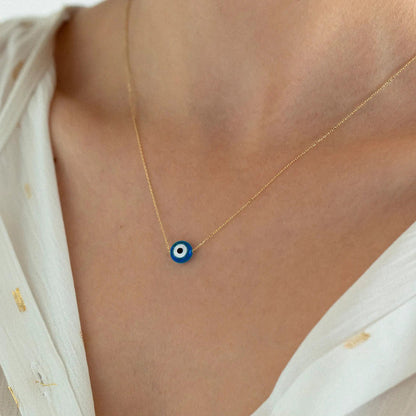 Dainty Evil Eye Protection Necklace